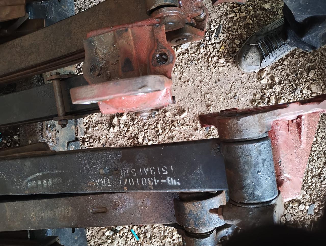 Molejo dianteiro completo, 11 lâminas, MB